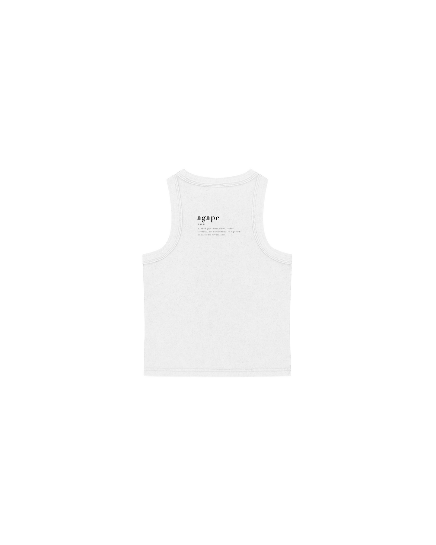 AGAPE CROPPED TANK (WMNS)