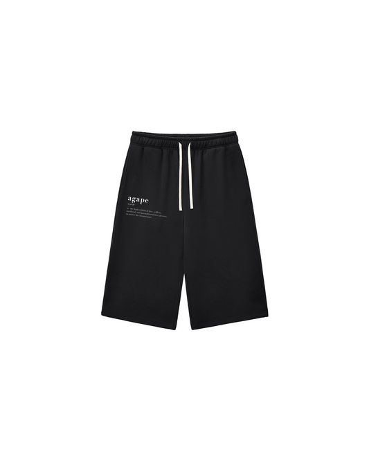 RELAXED 3/4 "AGAPE" SWEATPANTS