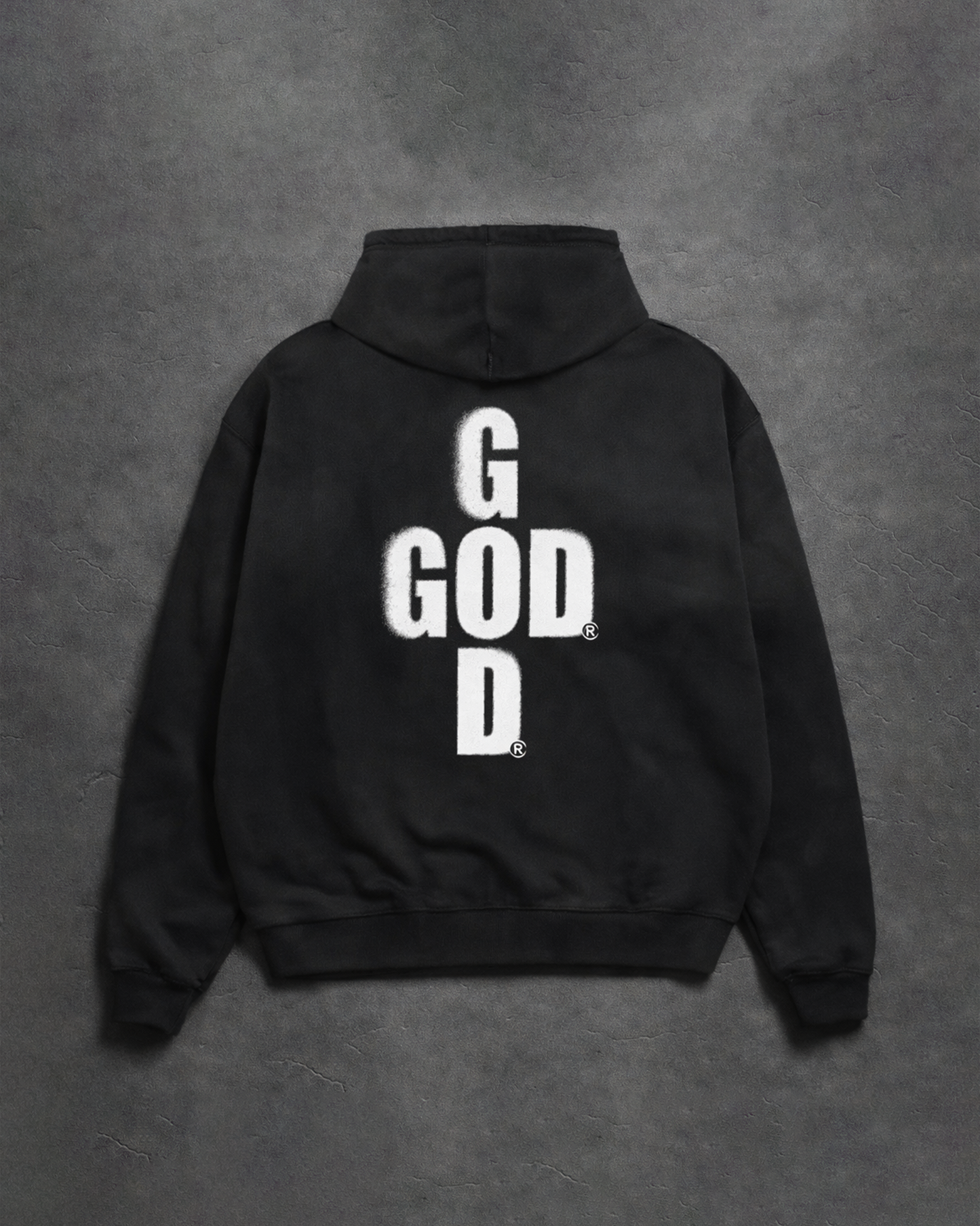 GOD HOODIE (DISTRESSED)