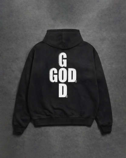 GOD HOODIE (DISTRESSED)