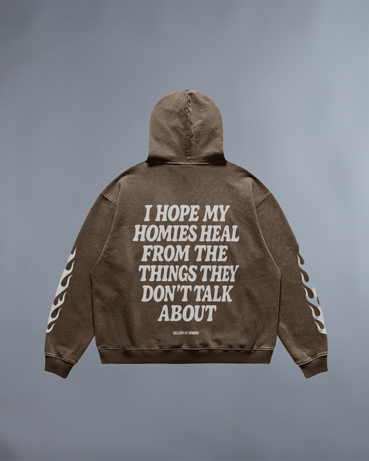 "HOPE MY HOMIES HEAL" PULLOVER