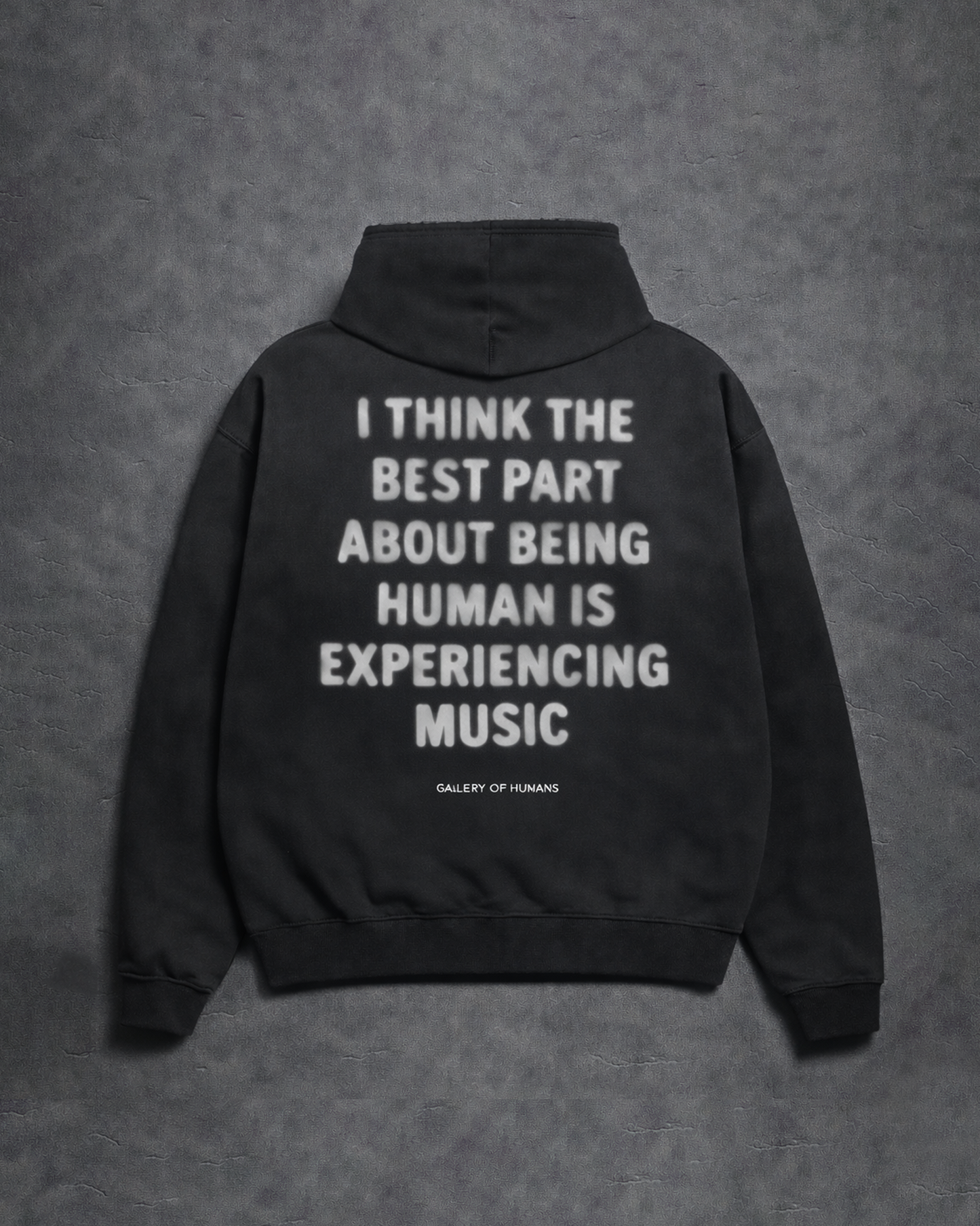MUSIC HOODIE (DISTRESSED)