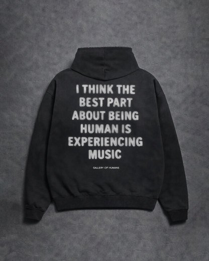 MUSIC HOODIE (DISTRESSED)