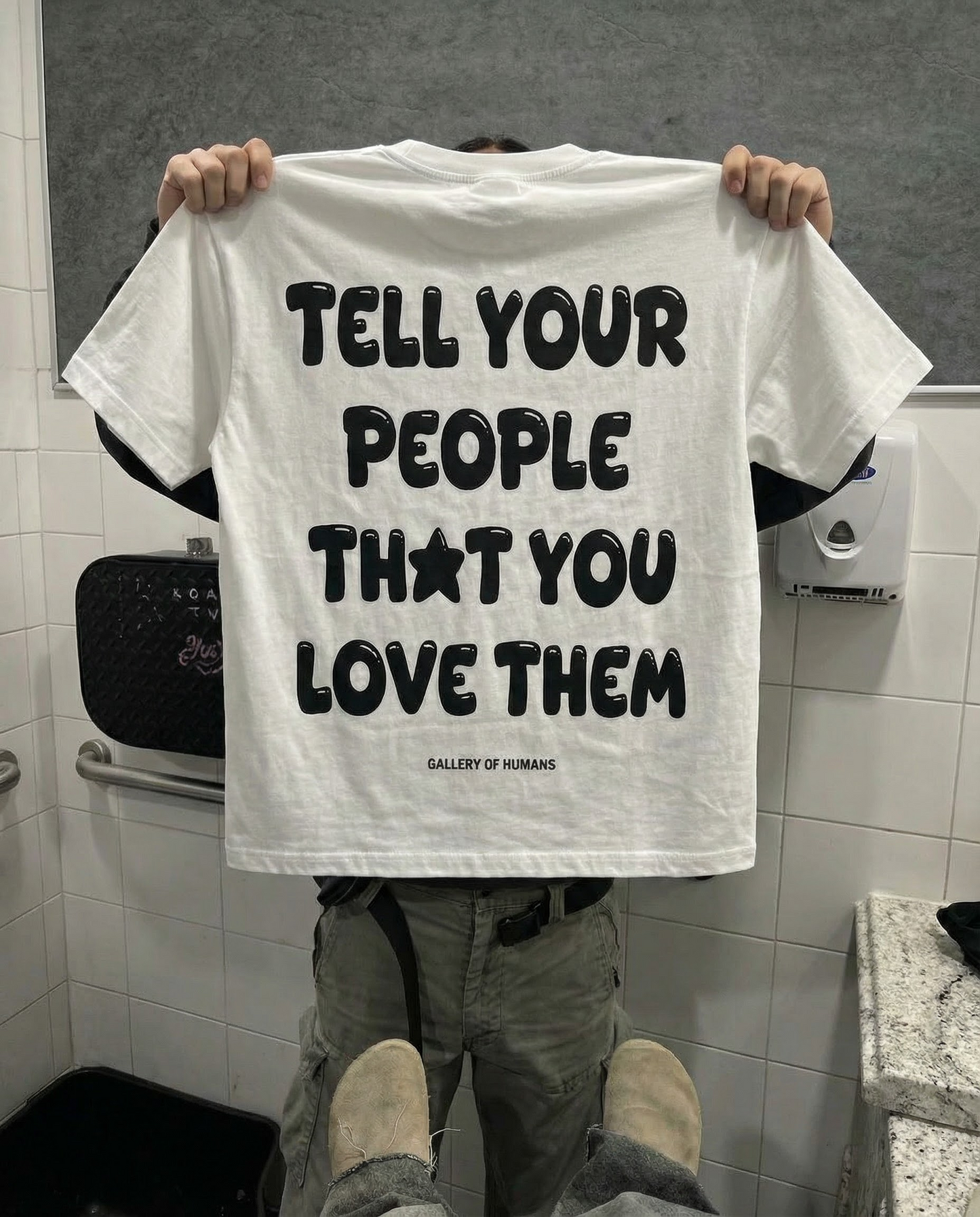 LOVE YOUR PEOPLE TEE (CREAM)