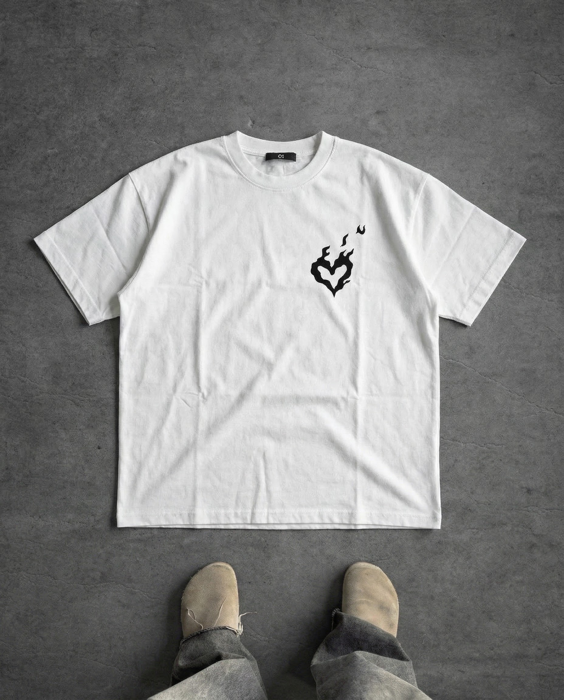 LOVE YOUR PEOPLE TEE (CREAM)-5