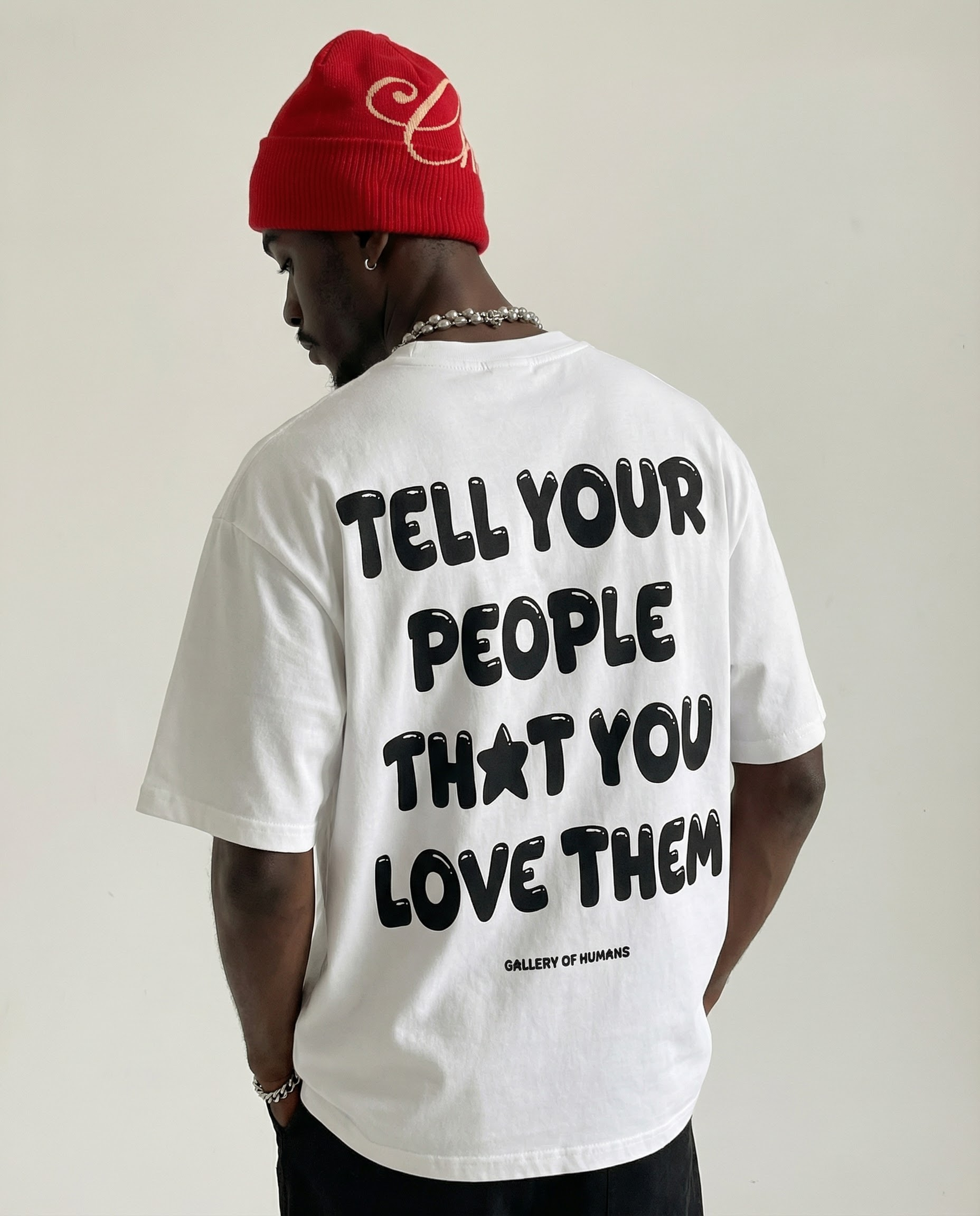 LOVE YOUR PEOPLE TEE (CREAM)-4