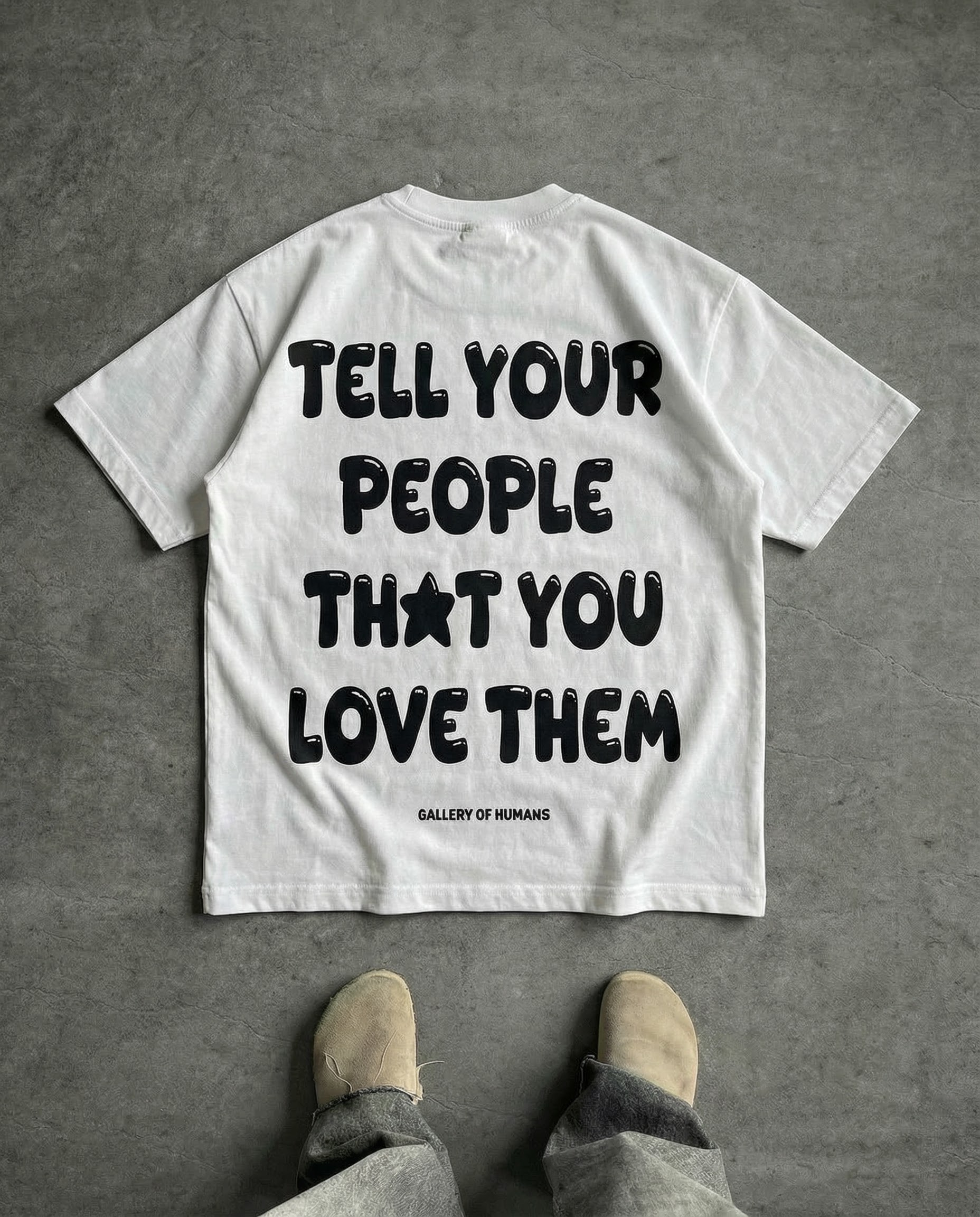 LOVE YOUR PEOPLE TEE (CREAM)-3