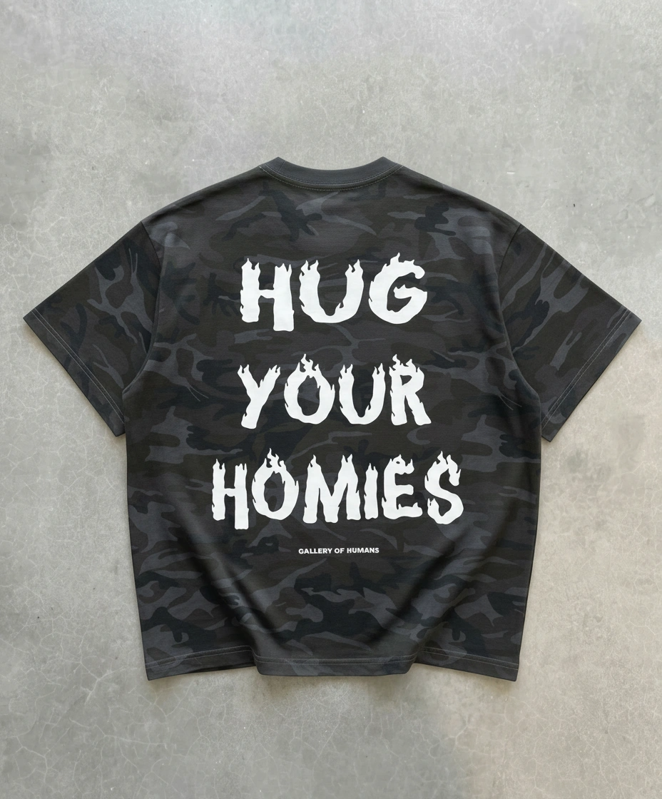 UMARME DEINE HOMIES CAMO T-SHIRT (EARLY ACCESS)