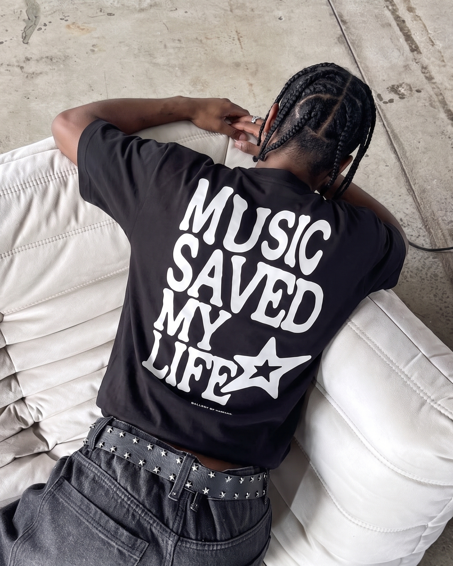MUSIC SAVED MY LIFE TEE-4