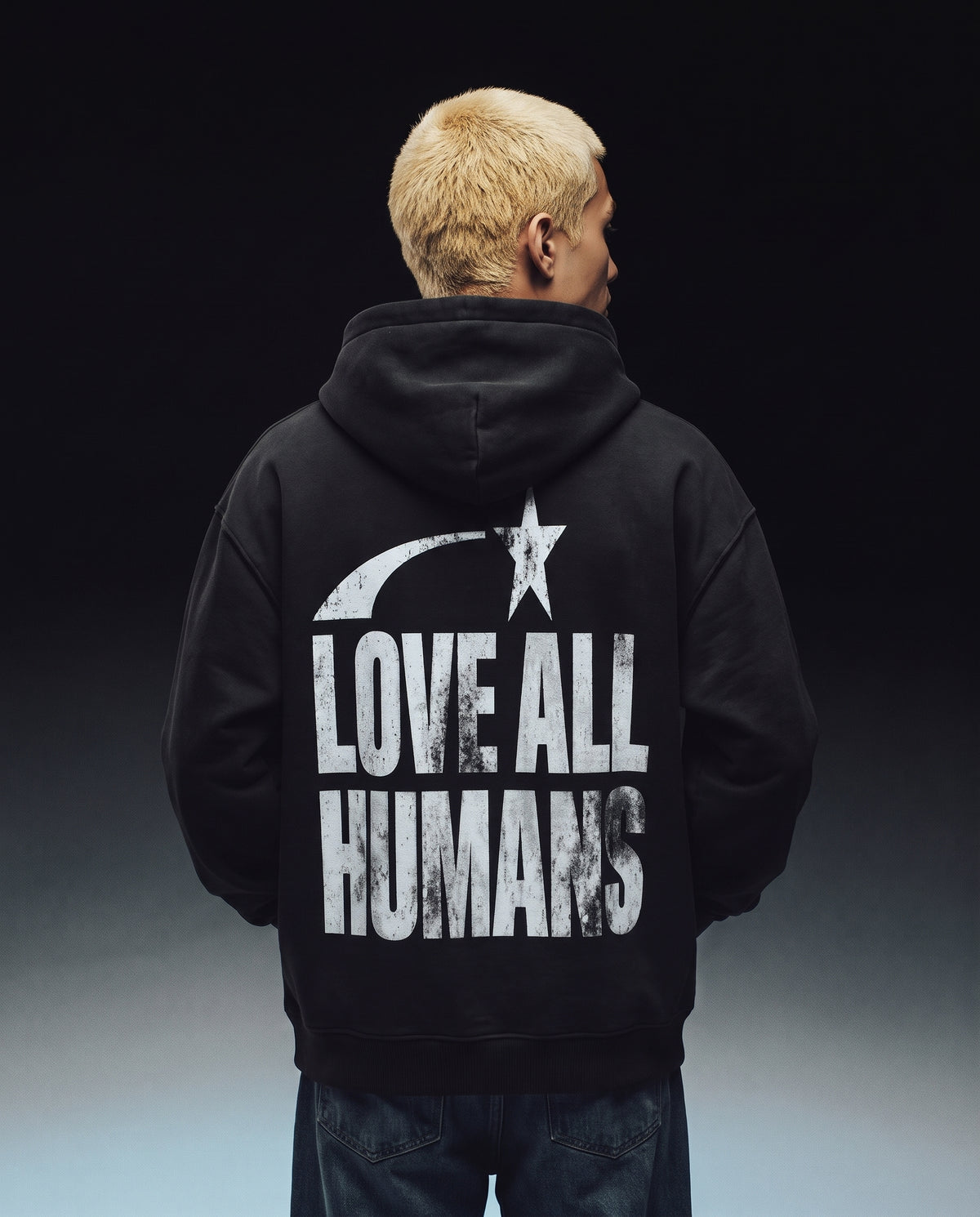 LOVE ALL HUMANS HOODIE-thumbmail-4