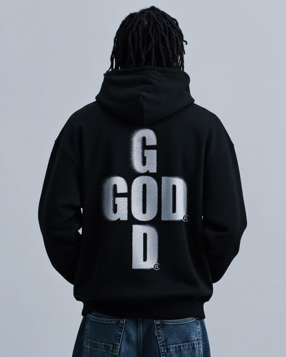 GOD HOODIE (DISTRESSED)