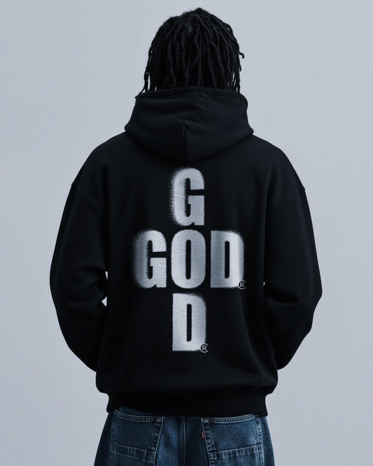 GOD HOODIE (DISTRESSED)