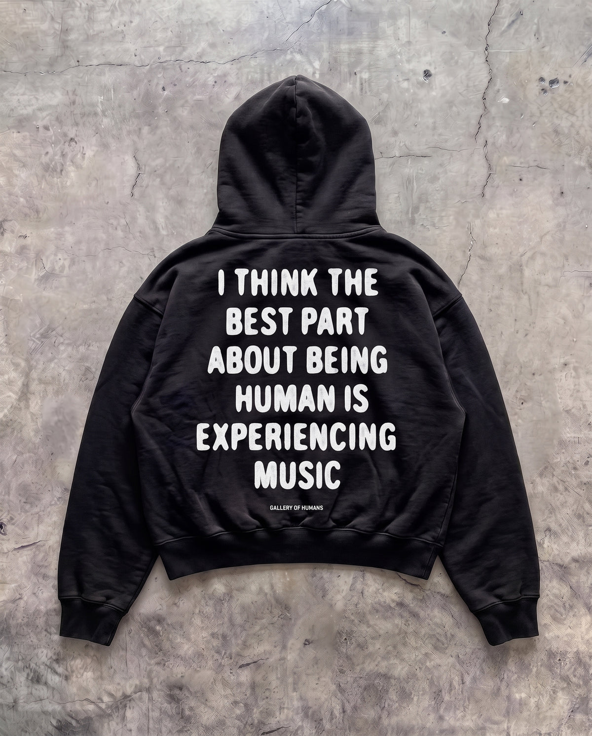 MUSIK-HOODIE (USED-LOOK)