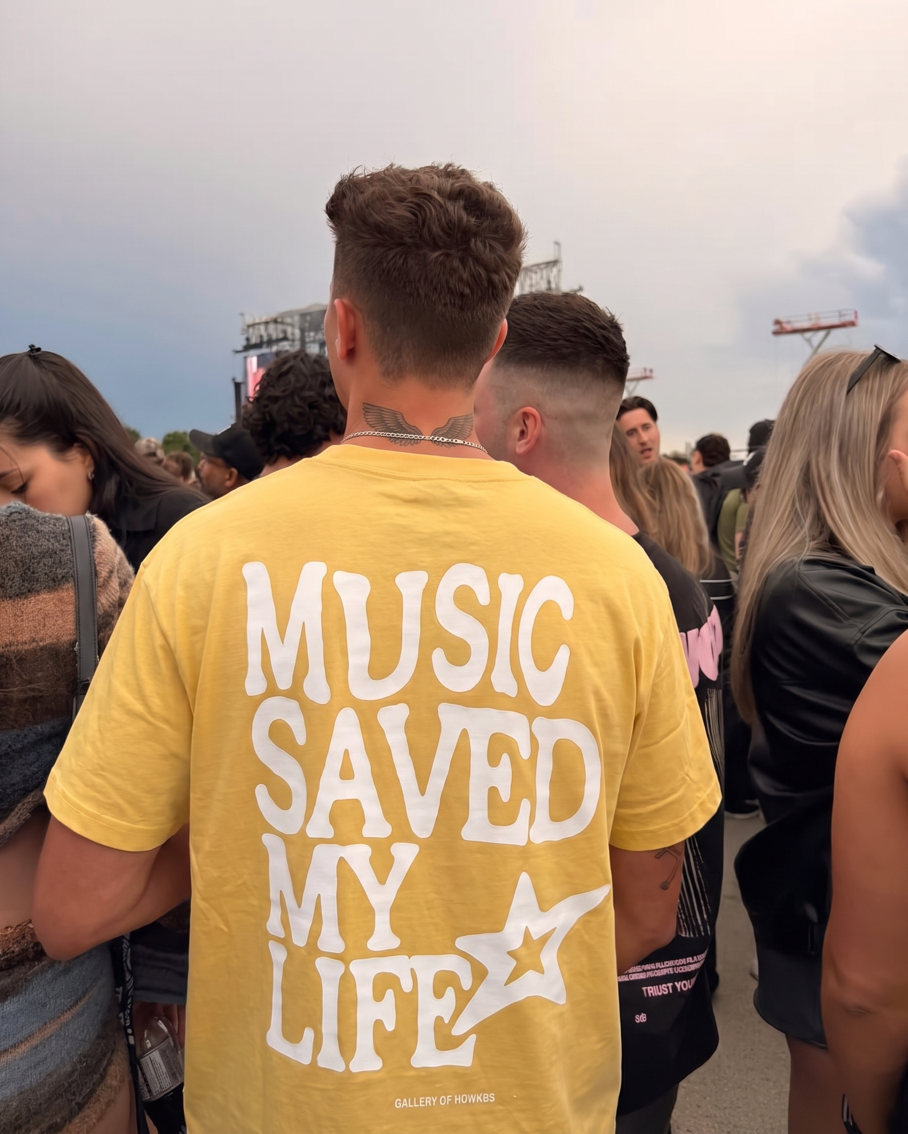MUSIC SAVED MY LIFE TEE-8