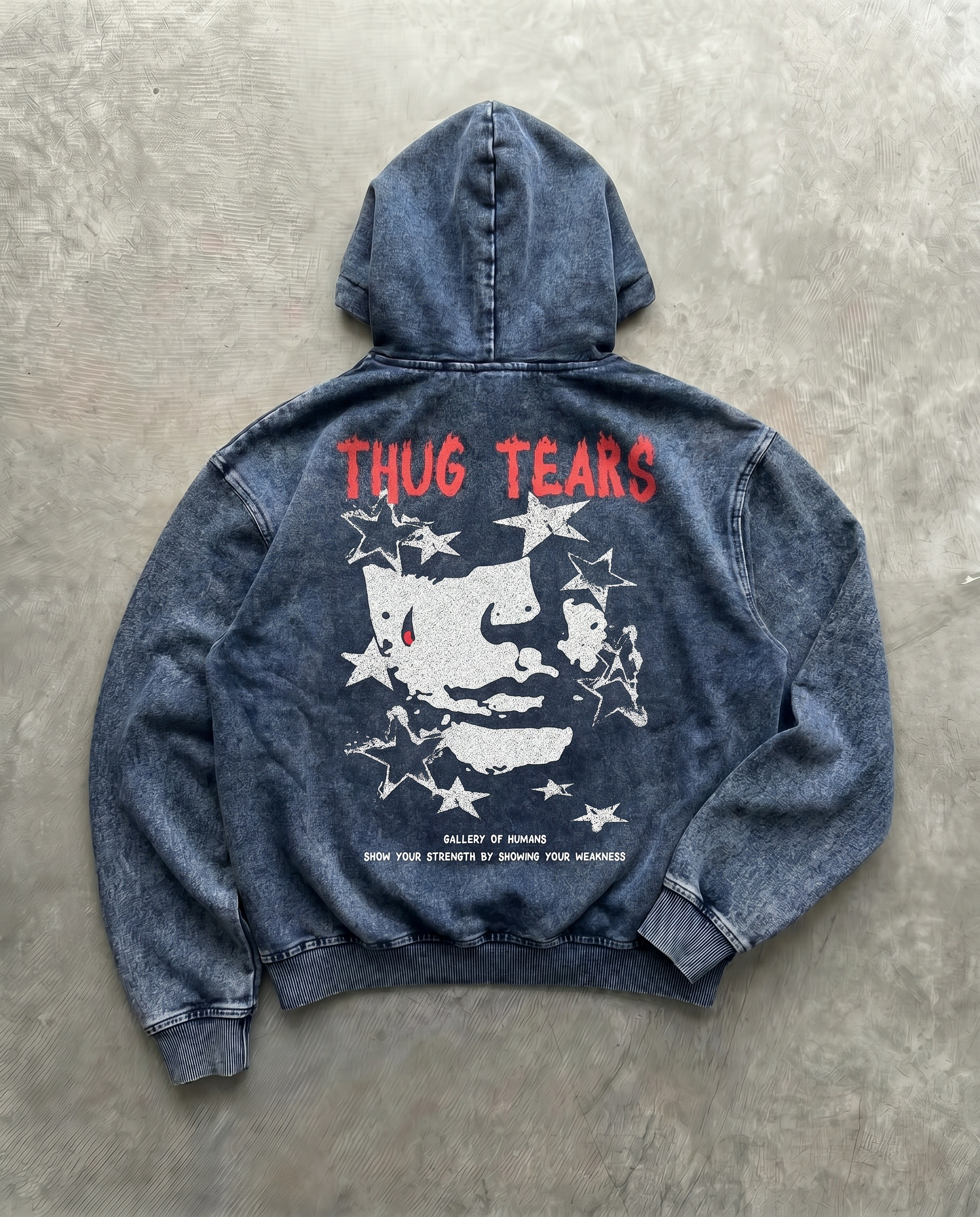 THUG TEARS ZIP UP