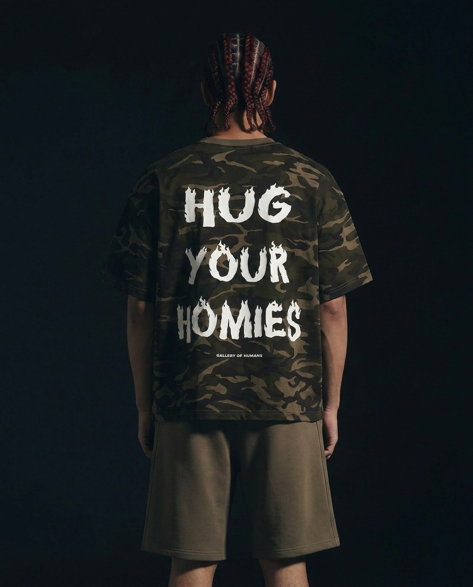 UMARME DEINE HOMIES CAMO T-SHIRT (EARLY ACCESS)