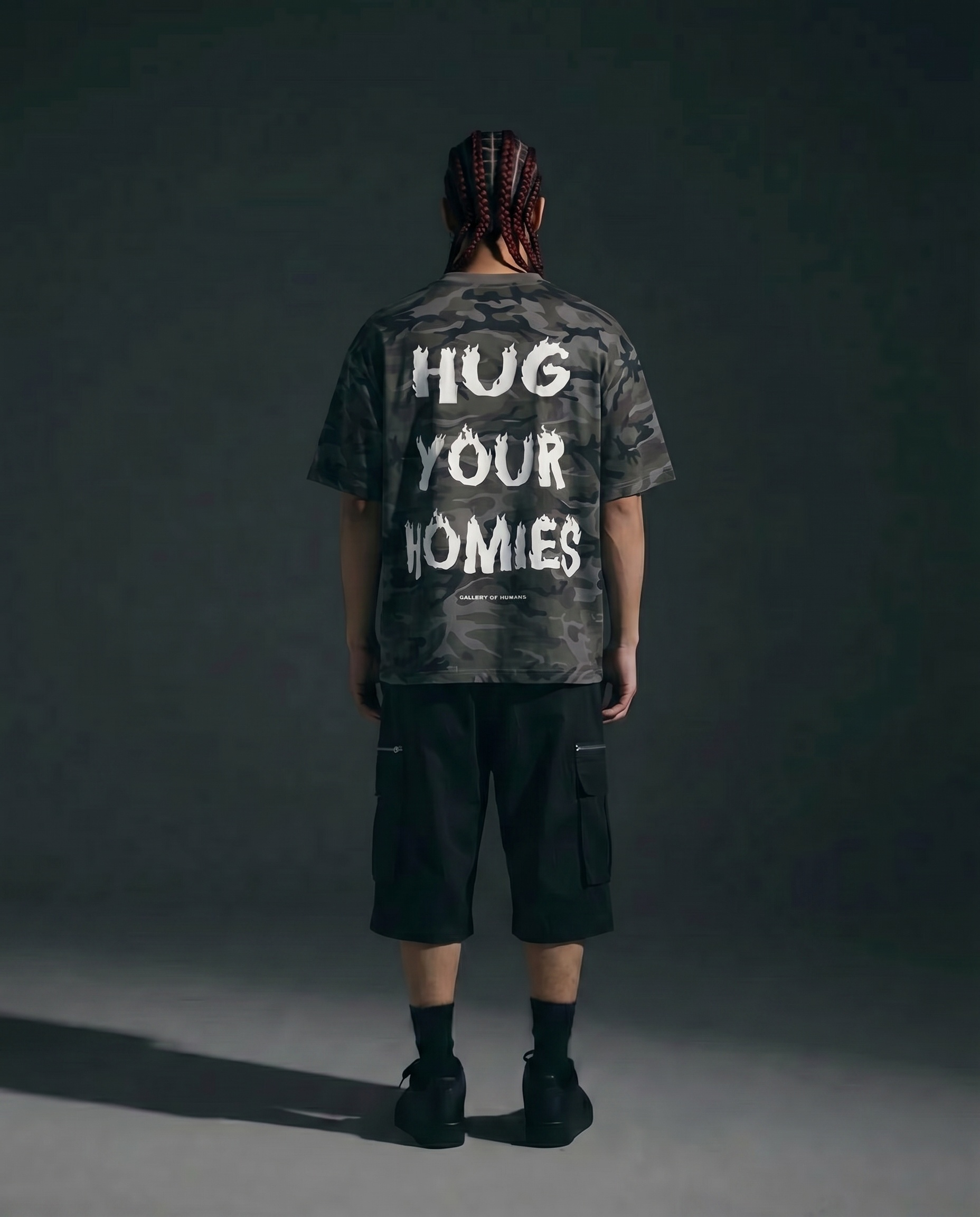 HUG YOUR HOMIES CAMO BOXY TEE-6