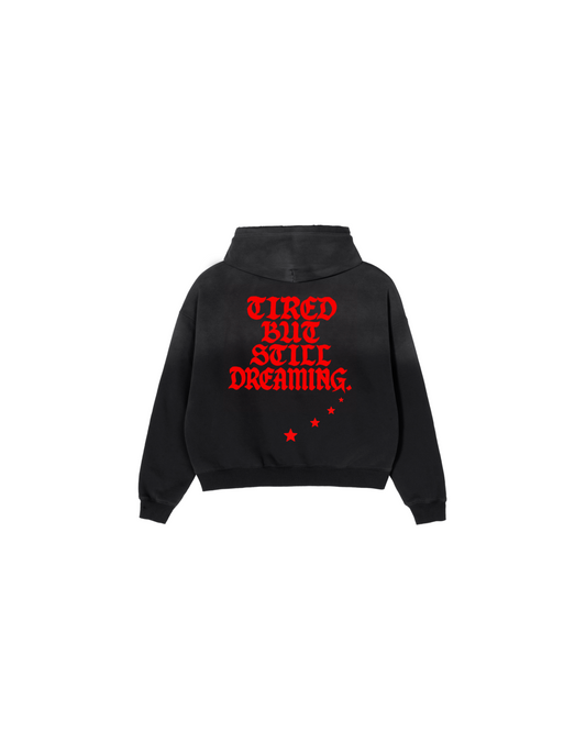 DREAMING HOODIE HEAVYWEIGHT DISTRESSED