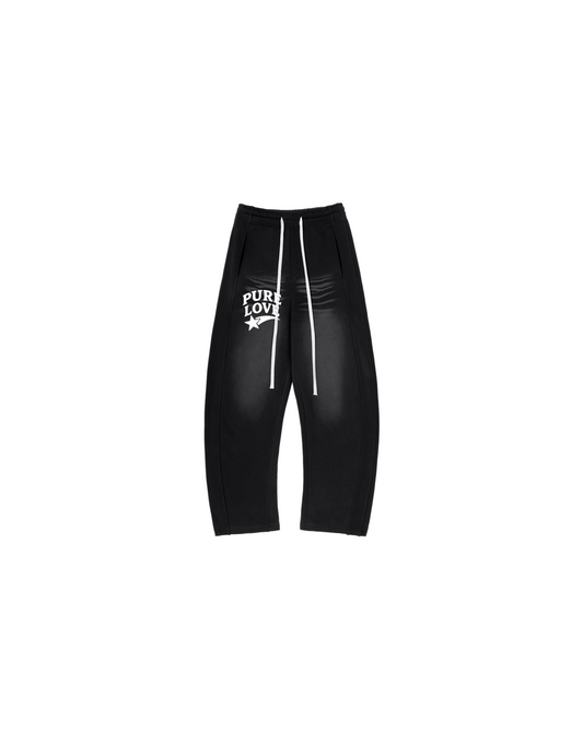 PURE LOVE CURVED BLADE FLEECE SWEATPANTS