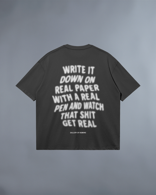 WRITE IT DOWN TEE